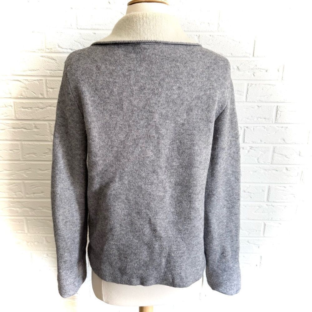 Anthropologie Cherohala Gray Moto Asymmetrical Jacket Women’s Size XS - Picture 7 of 11